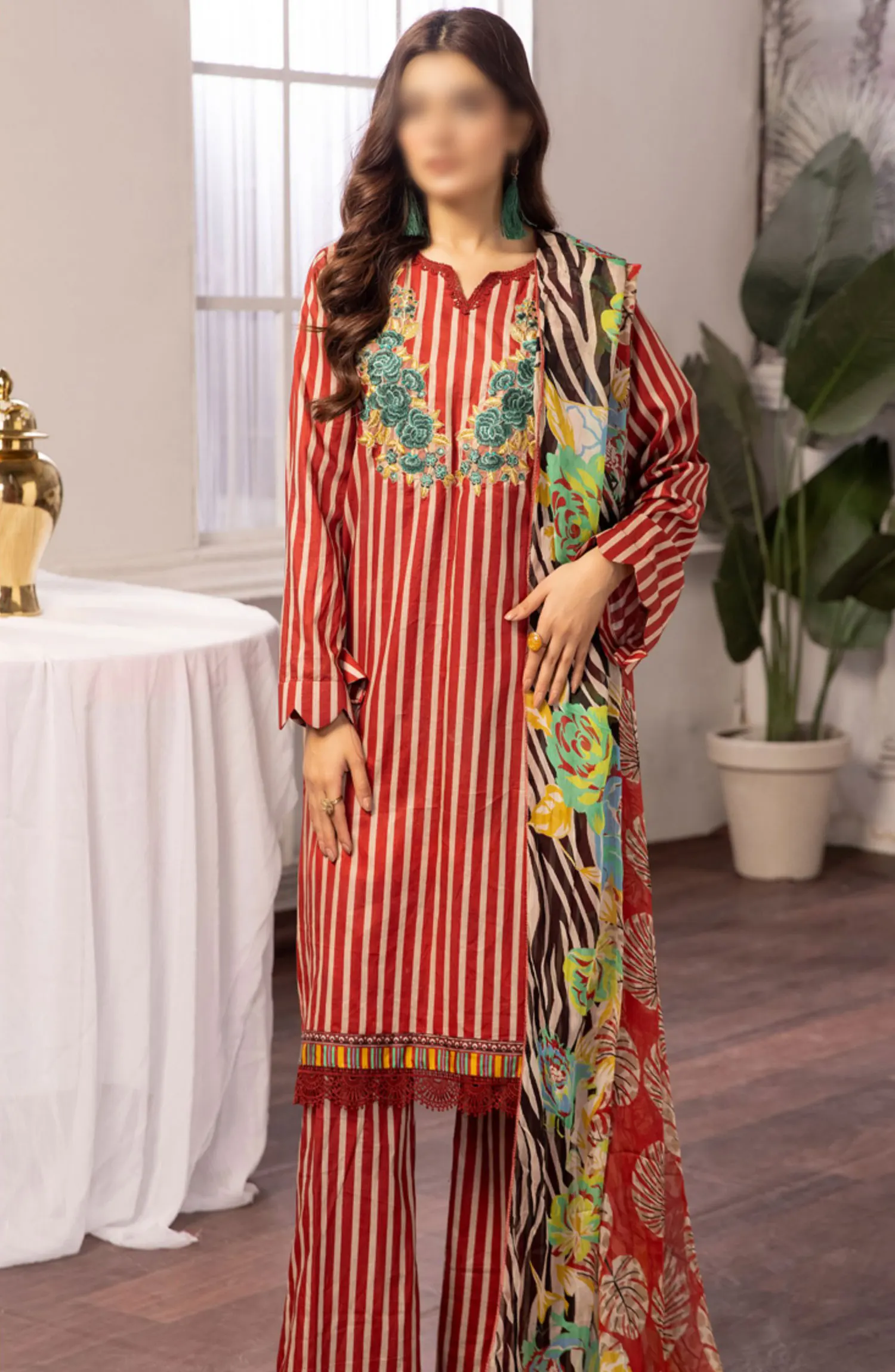 Johra Aatish Embroidered Printed Lawn Collection 2024 - JH-380