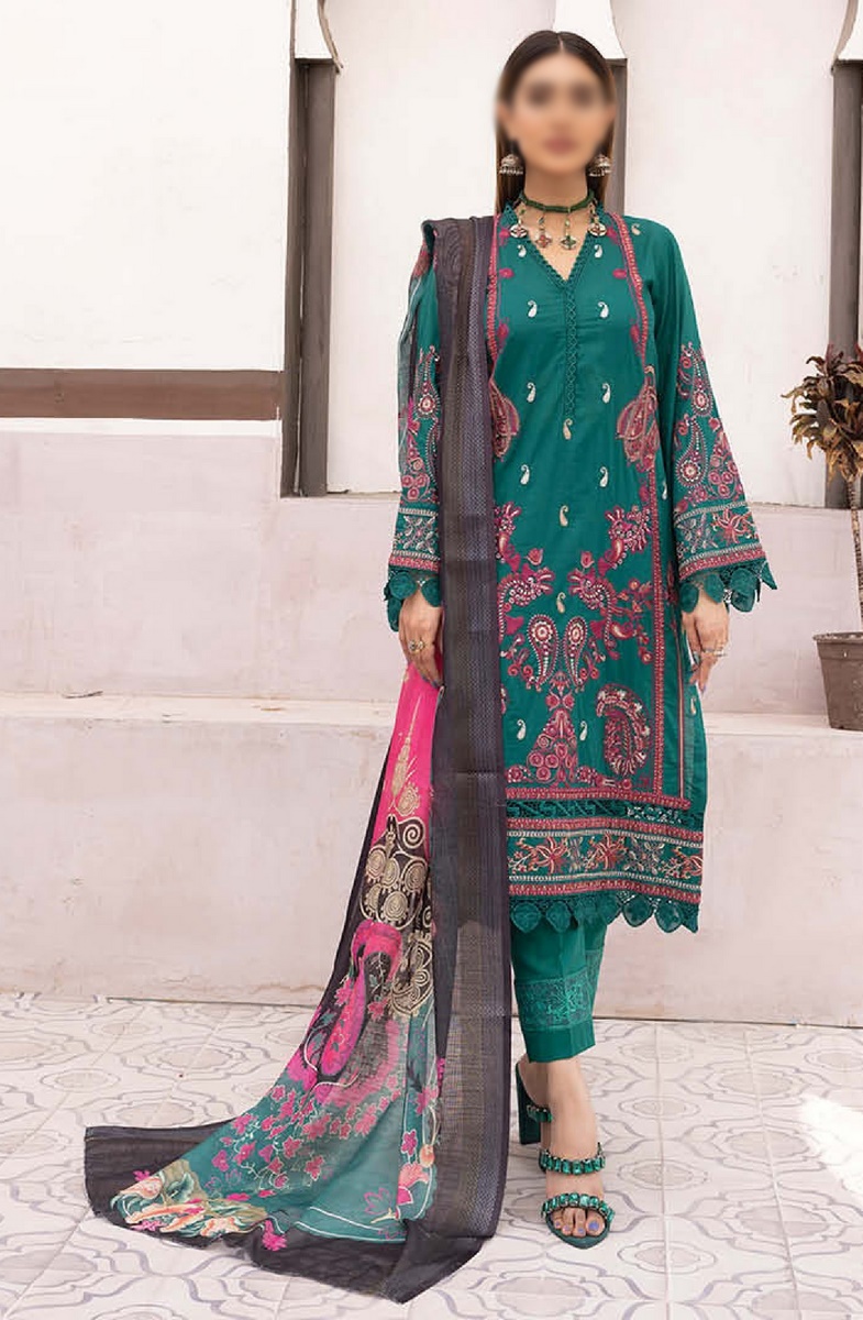 JH 454 Johra Chashni Embroidered Lawn Collection