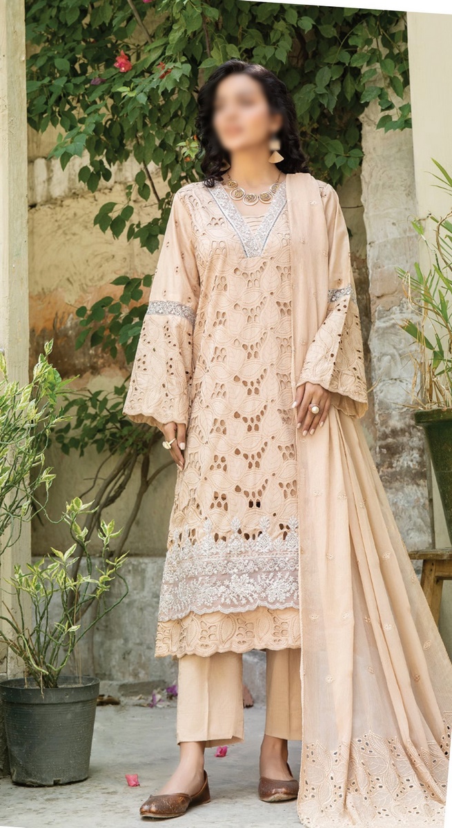 JH 658 Johra Rameen Embroidered Chikankari Lawn Collection