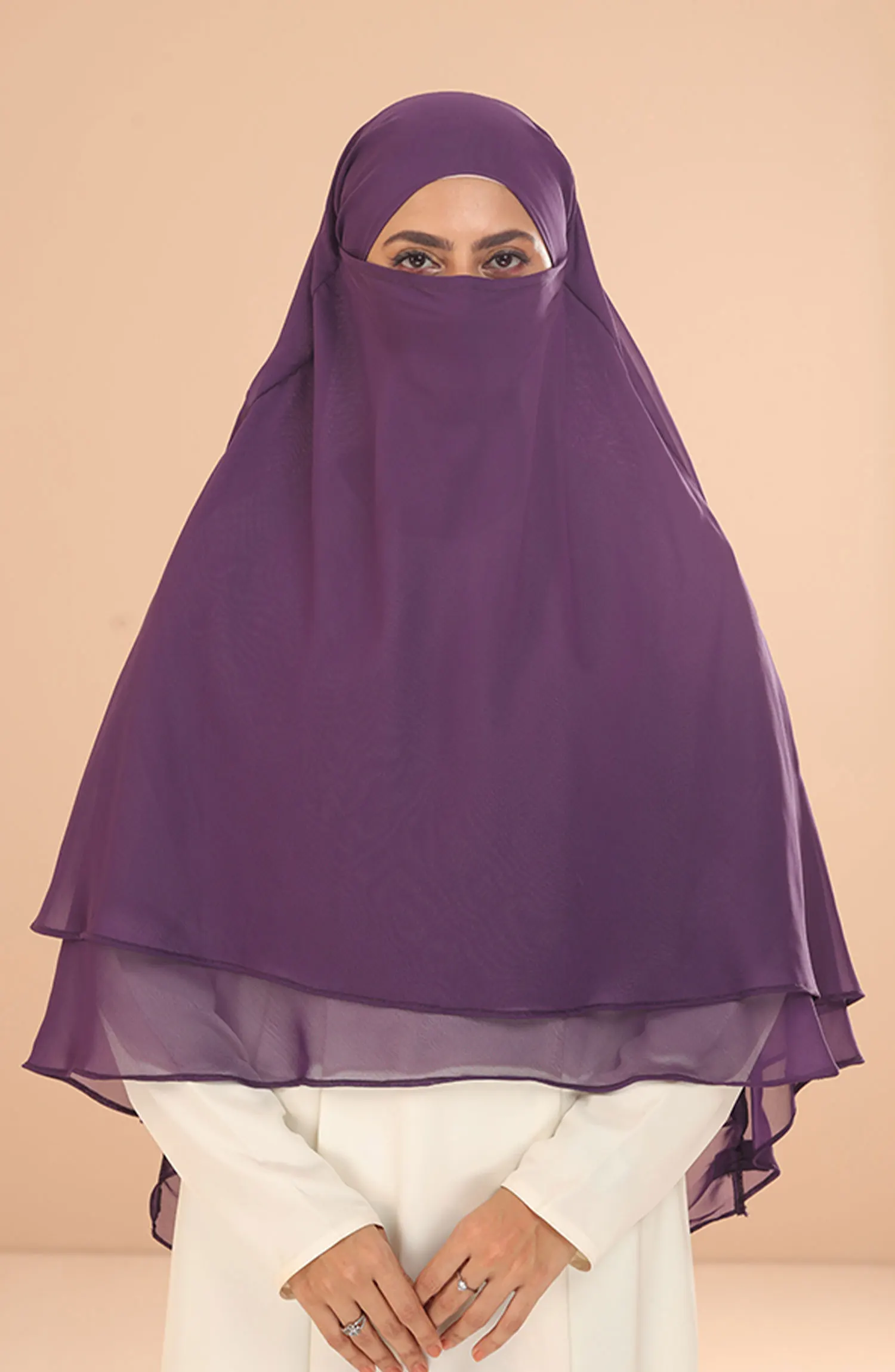 Black Camels Khimar Hijab Collection - KH - 09