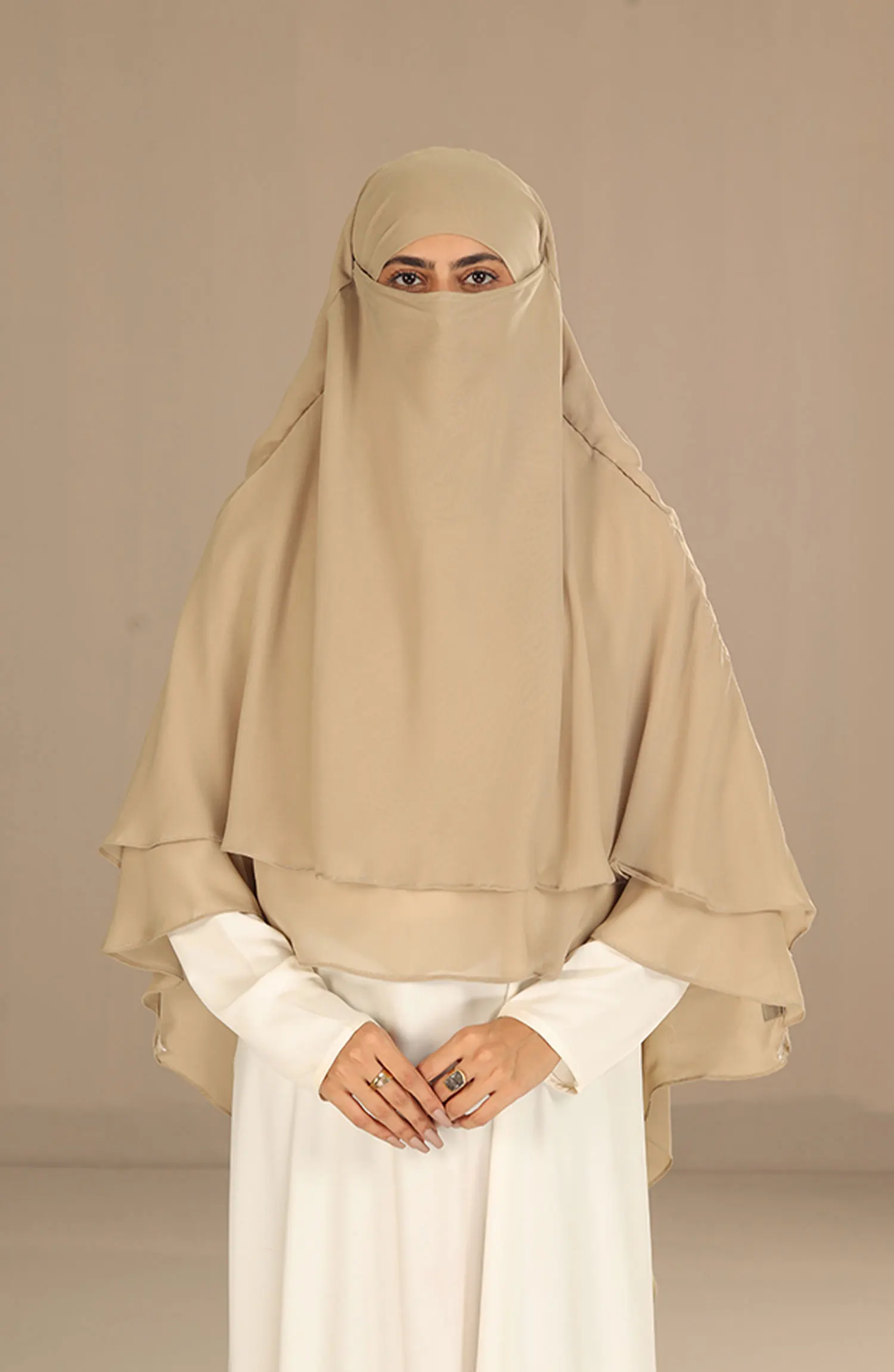 Black Camels Khimar Hijab Collection - KH - 10