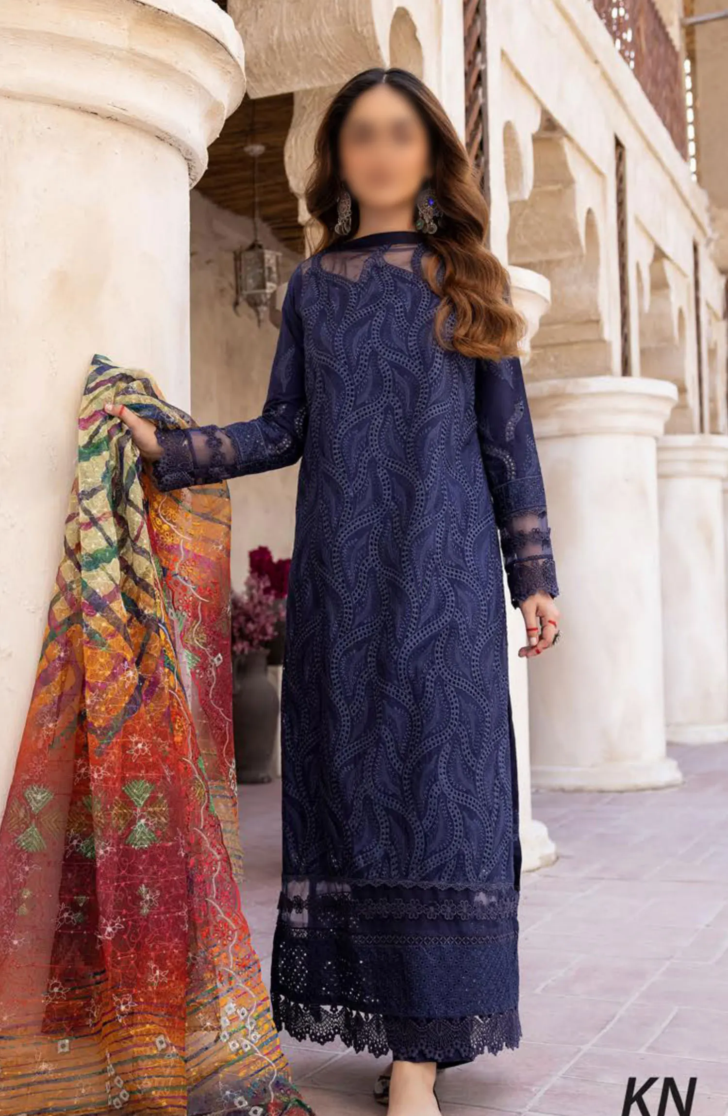 Nafasat By Khoobsurat Embroidered Lawn Collection - KN 202