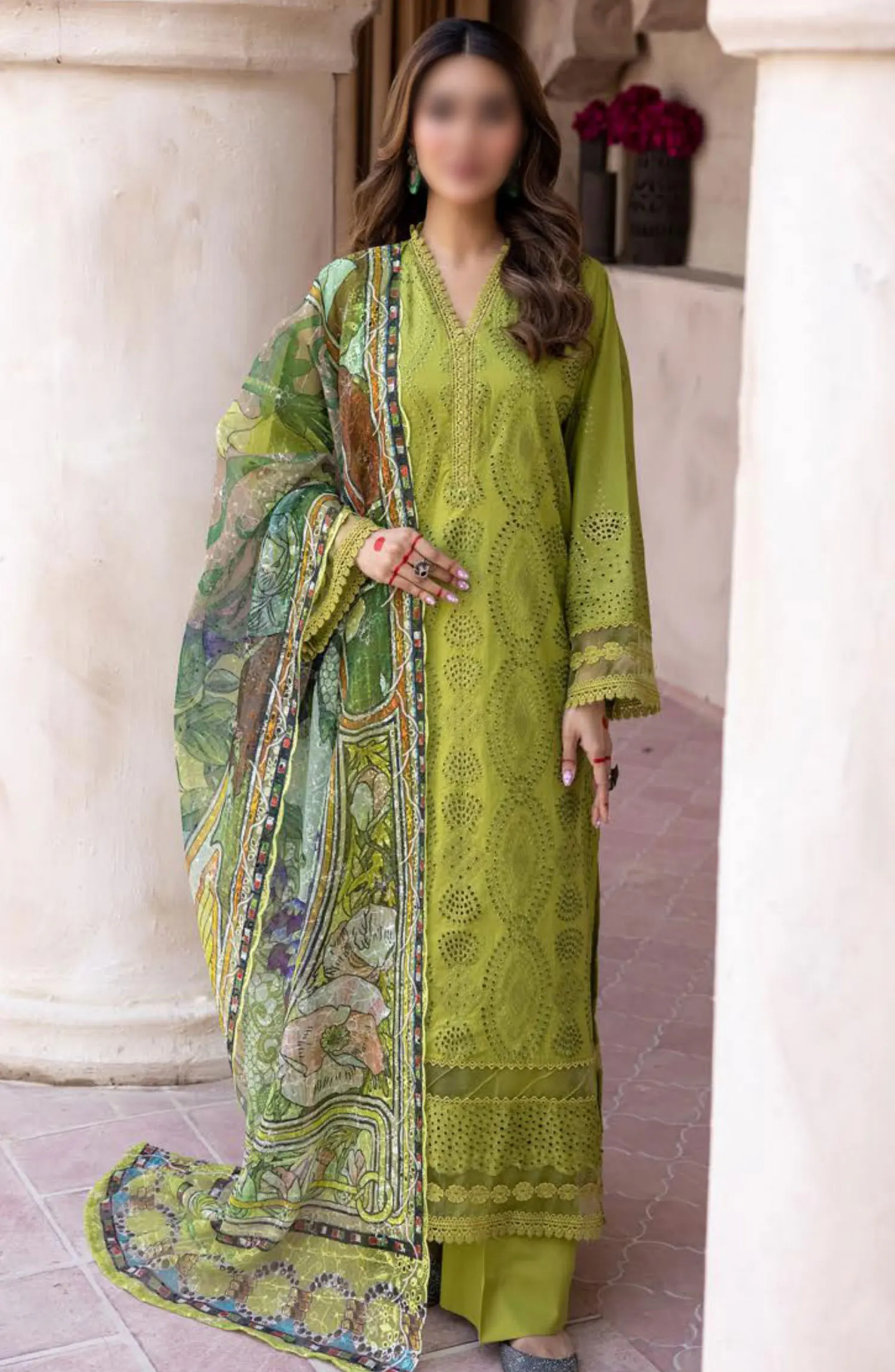 Nafasat By Khoobsurat Embroidered Lawn Collection - KN 211