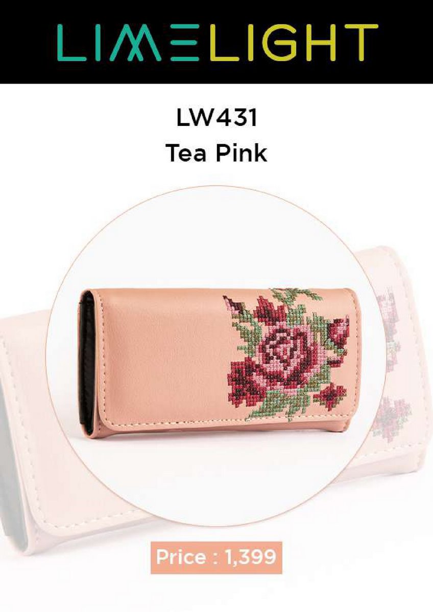 LW 431 Pink Lime Light Exclusive Wallet Collection