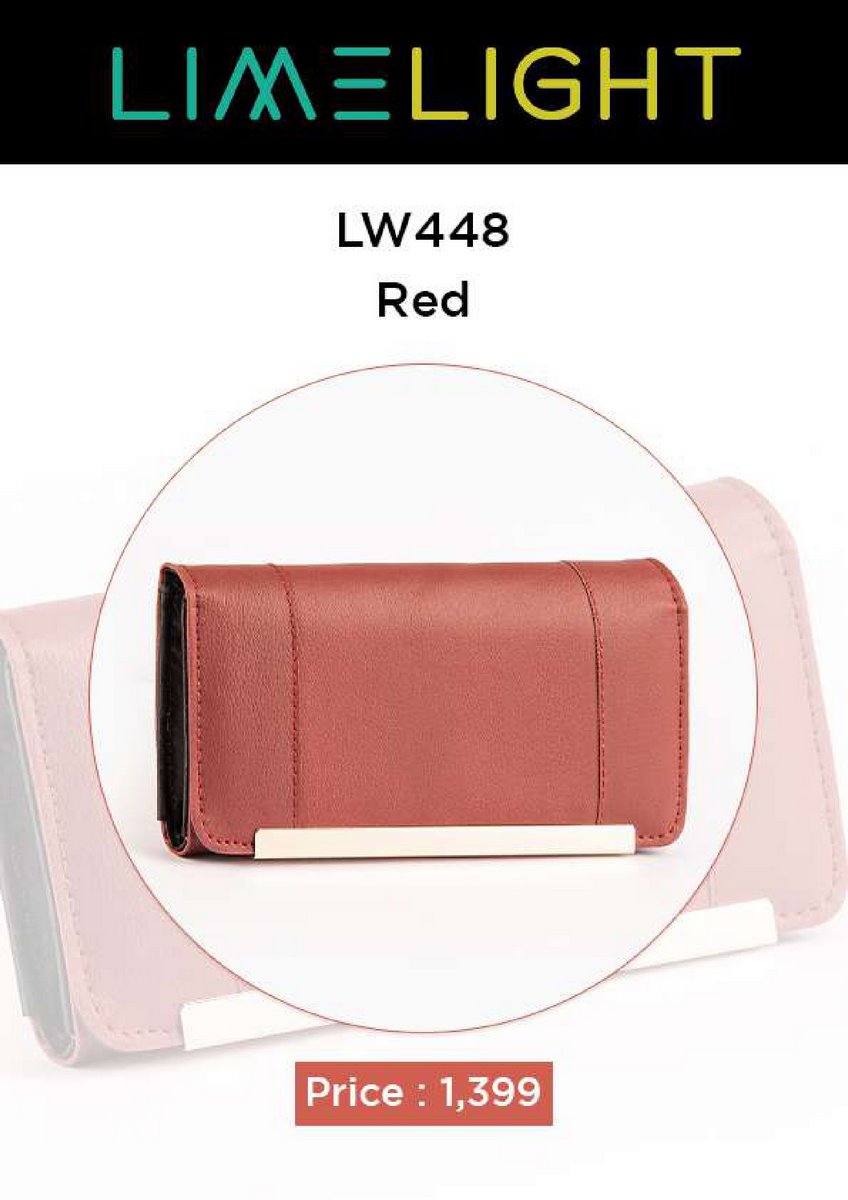 LW 448 Red Lime Light Exclusive Wallet Collection
