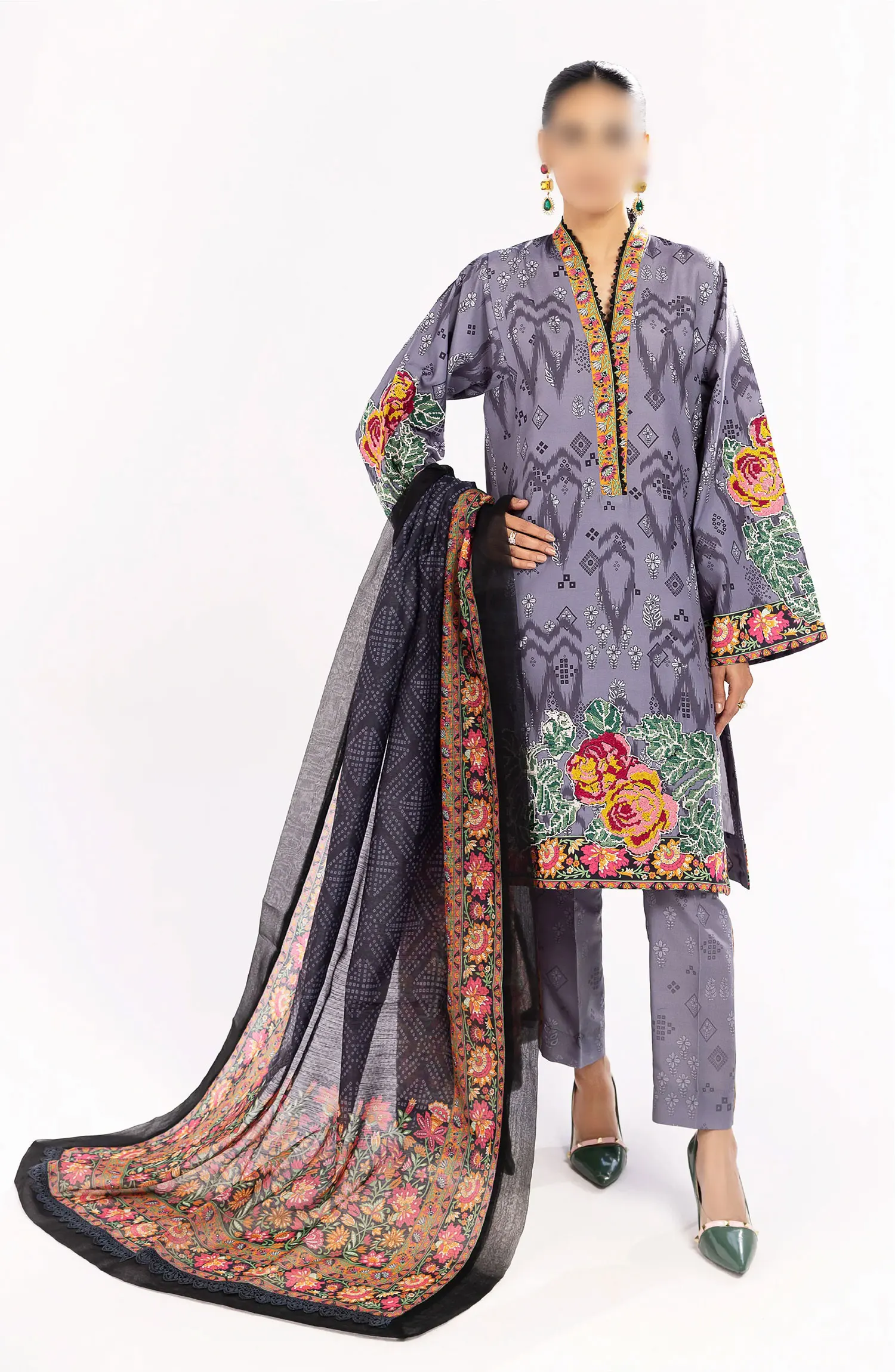 Maryum N Maria Eid Luxury Lawn Collection - MS24-594 NAZM