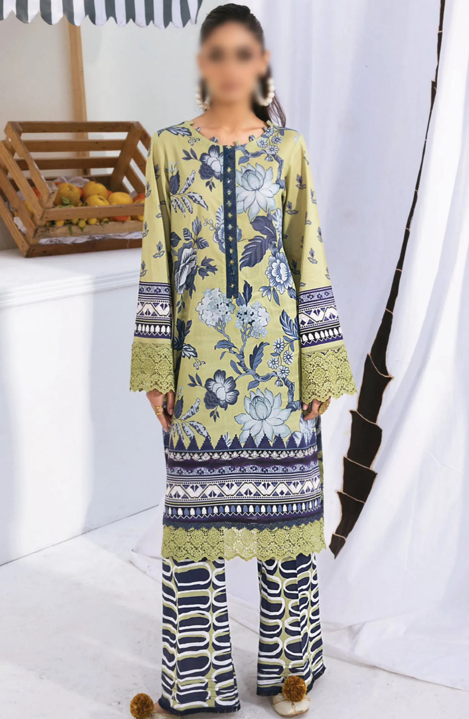 Nureh N-Girls Unstitched Premium Printed Lawn Collection - NGL-07