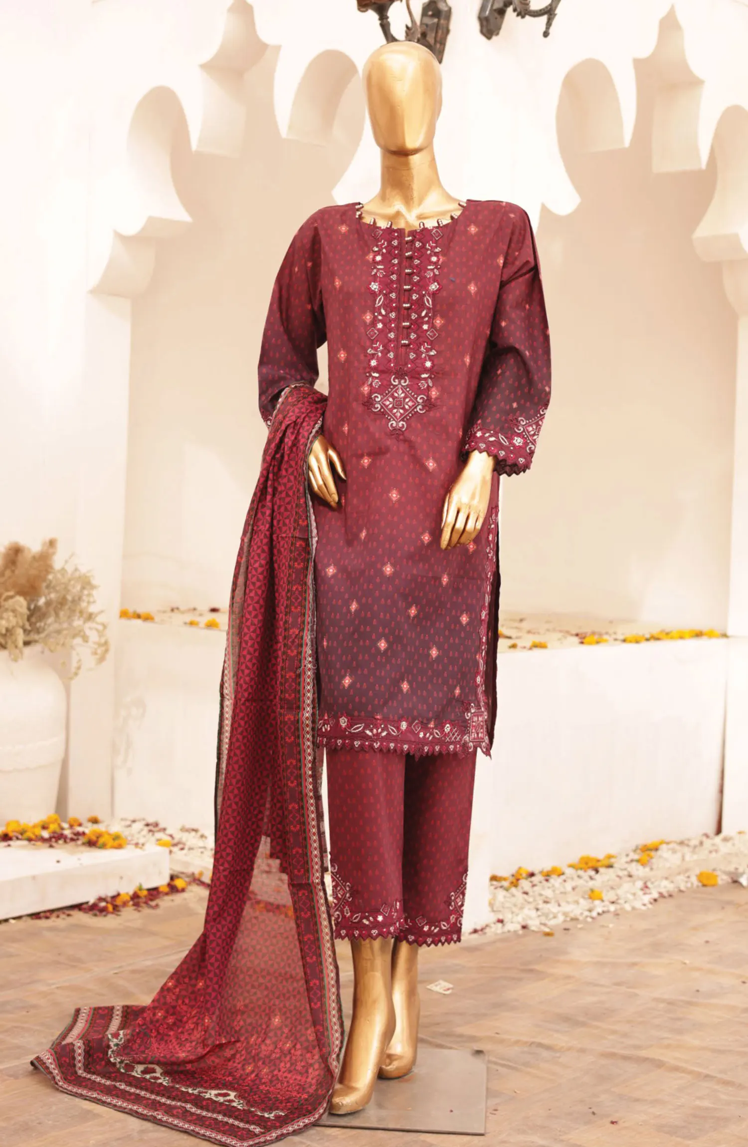 Oswah Women Summer Embroidered Lawn Collection Vol 02 - OS 2409 K