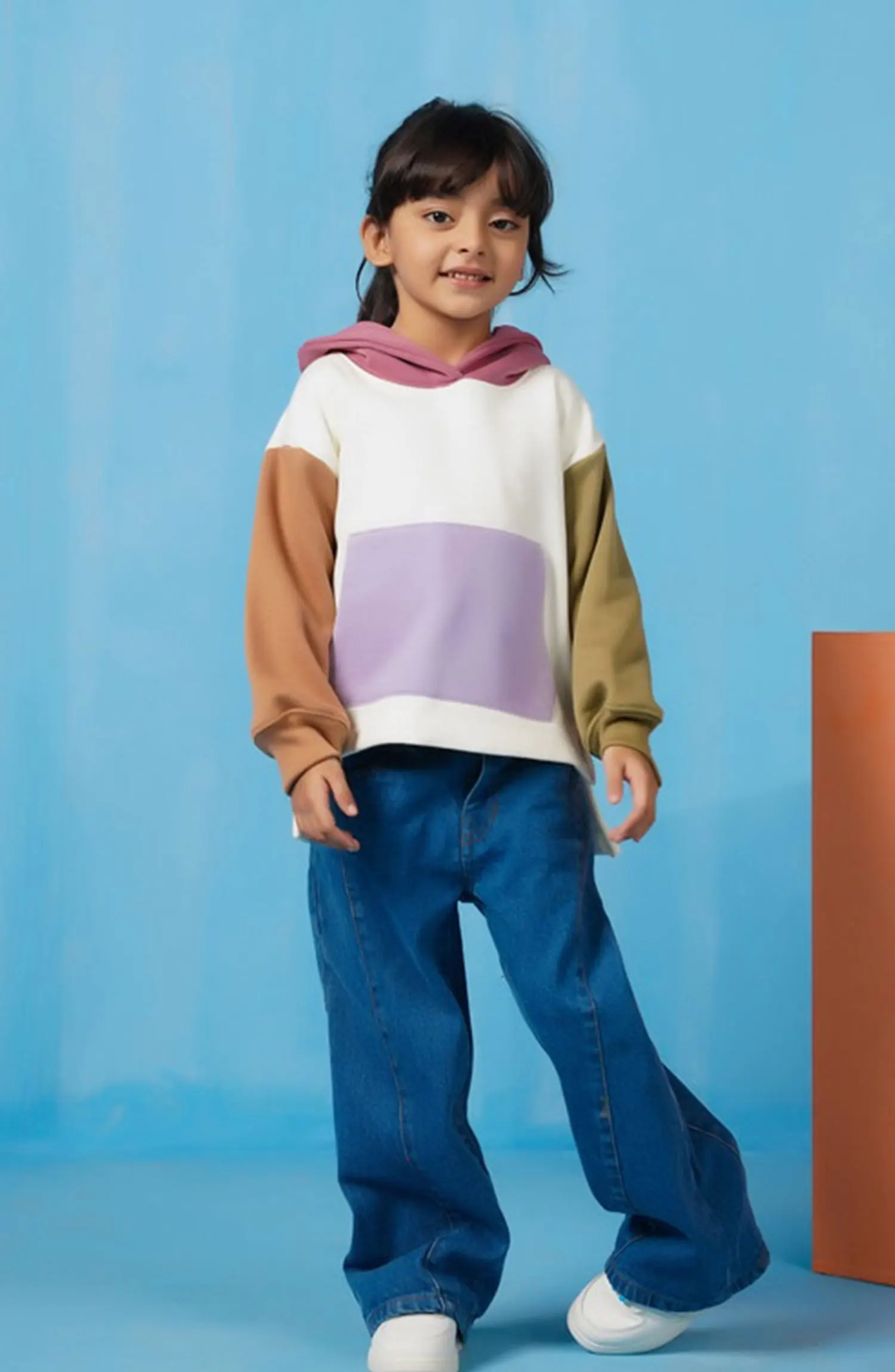 Sprinkles Kids Winter Collection - Pastel Panel Hoodie