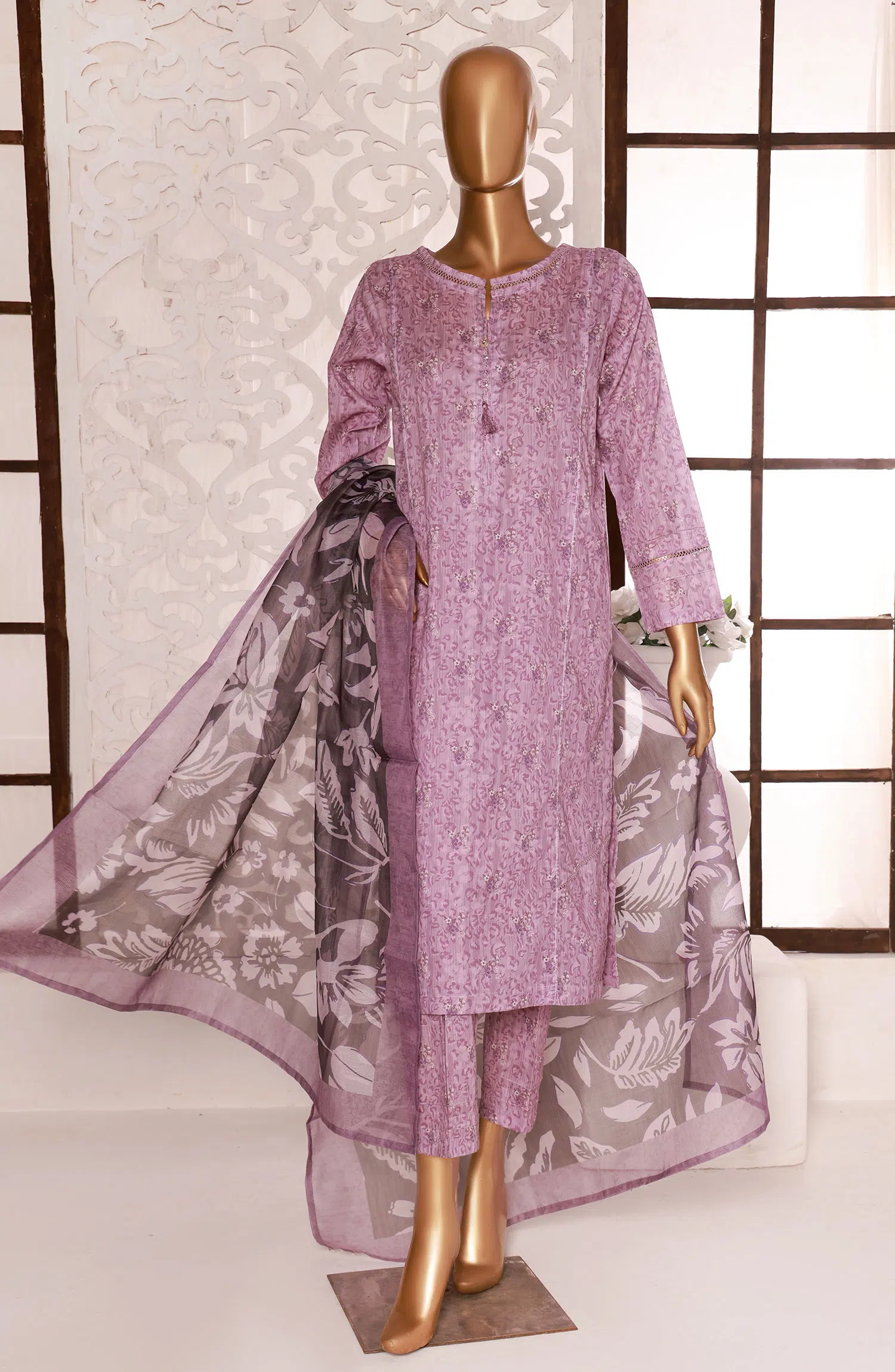 HZ Kaavish RTW Printed Co Ords Collection 2024 - PCD 403 Lavender