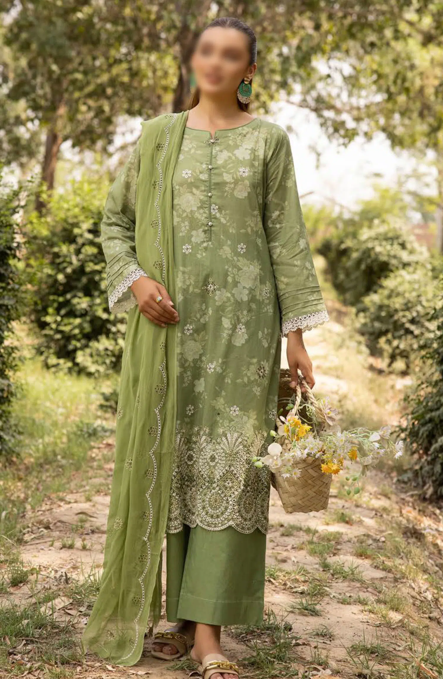 Printkari Embroidered and Printed Collection By Khoobsurat Vol 02 - PK 08