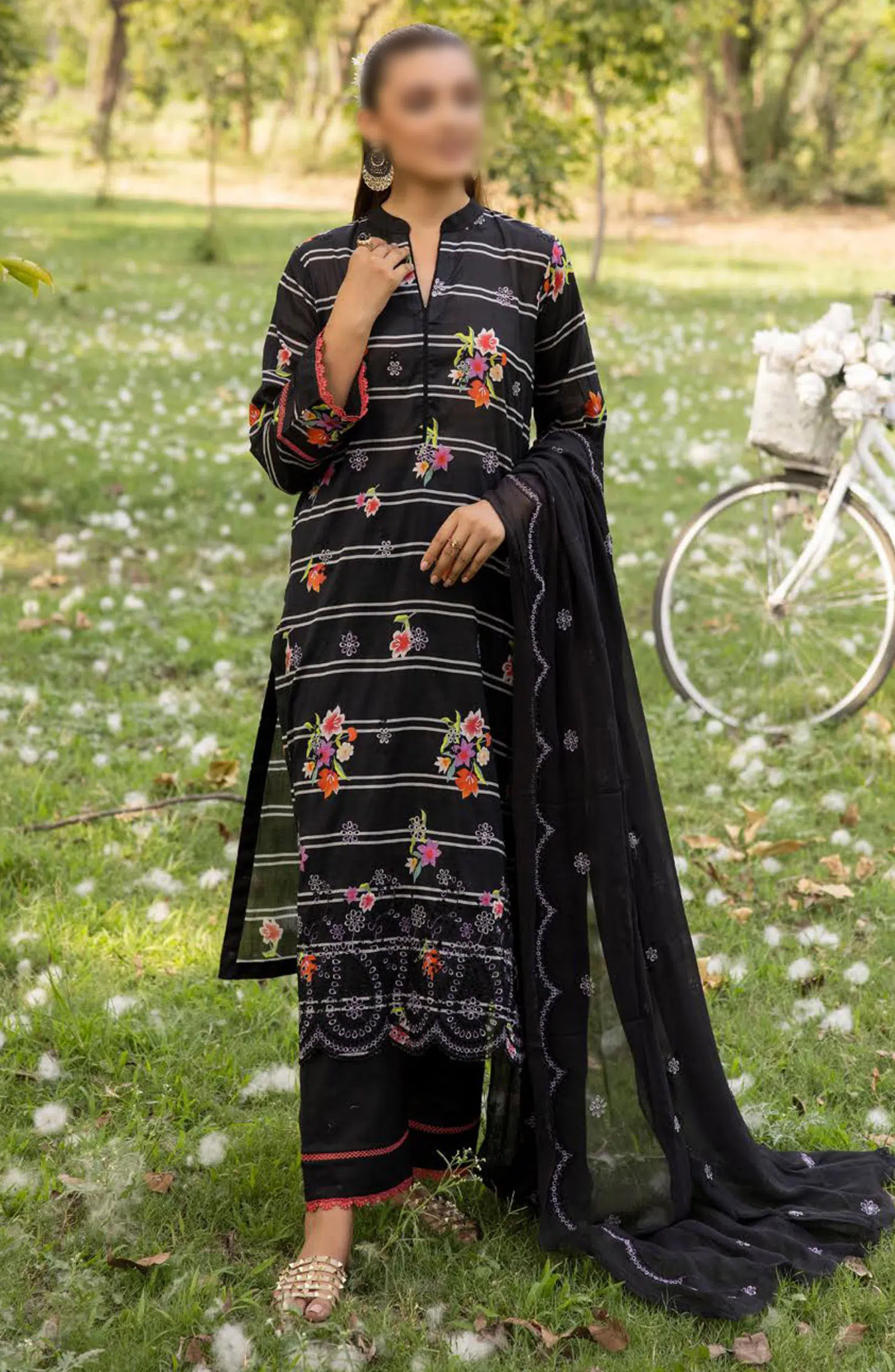 Printkari Embroidered and Printed Collection By Khoobsurat Vol 02 - PK 10