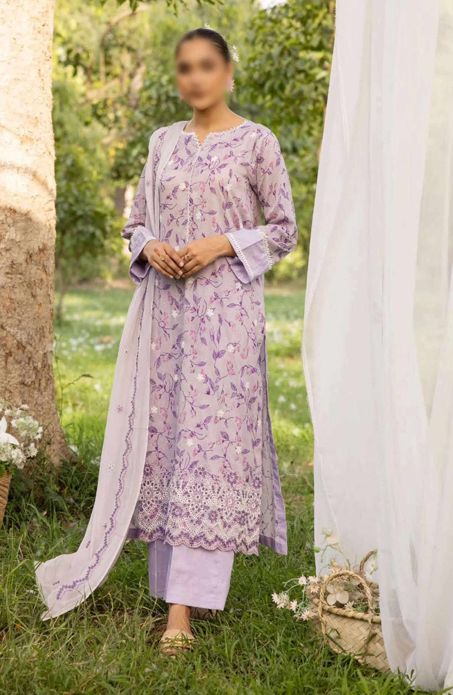 Printkari Embroidered and Printed Collection By Khoobsurat Vol 02 - PK 11