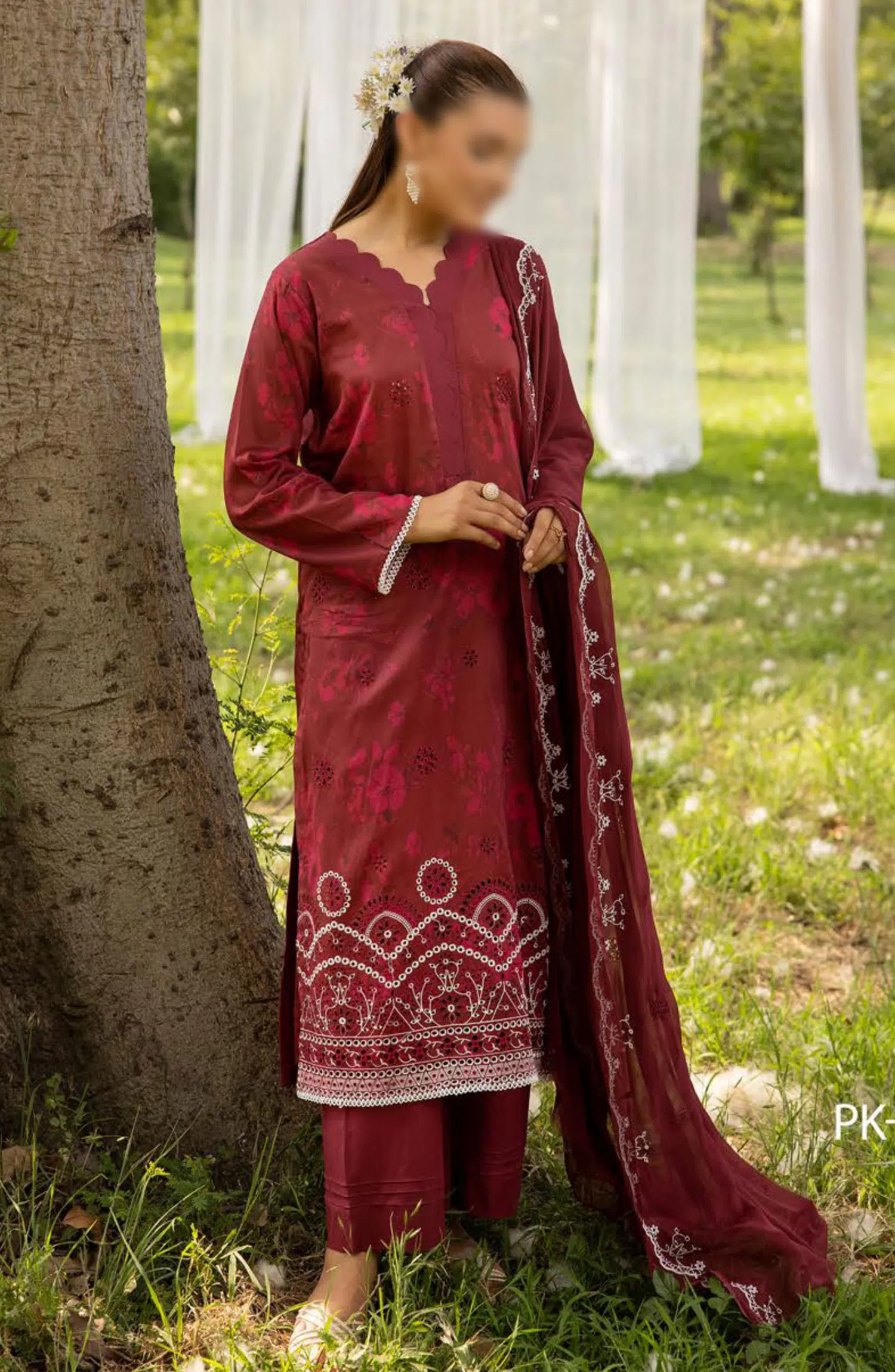 Printkari Embroidered and Printed Collection By Khoobsurat Vol 02 - PK 12