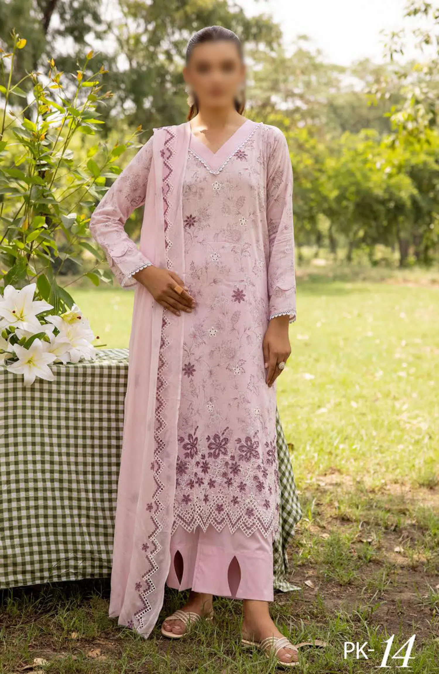 Printkari Embroidered and Printed Collection By Khoobsurat Vol 02 - PK 14
