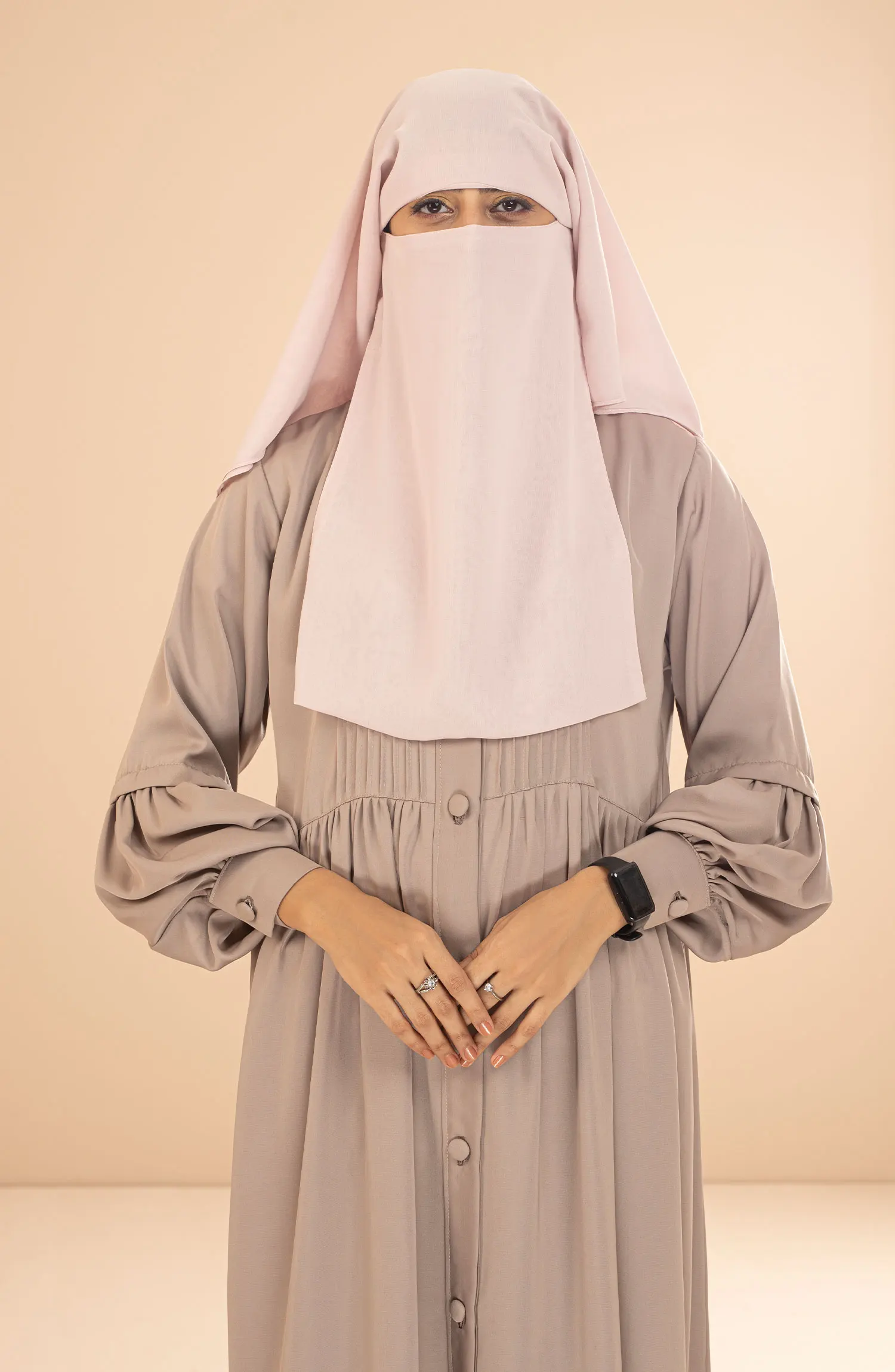 Black Camels Qamasha Hijab Collection - QH - 01
