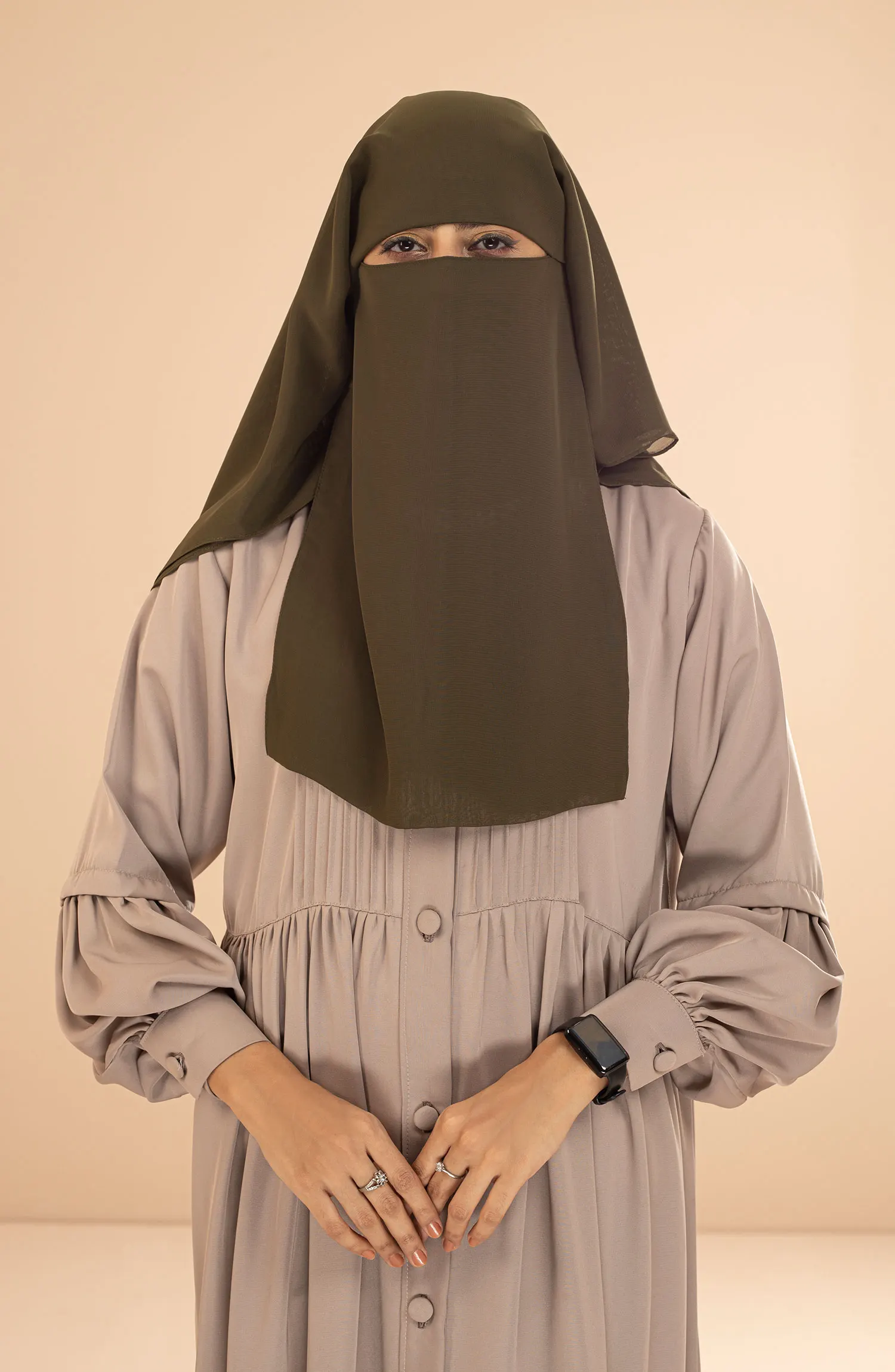 Black Camels Qamasha Hijab Collection - QH - 06