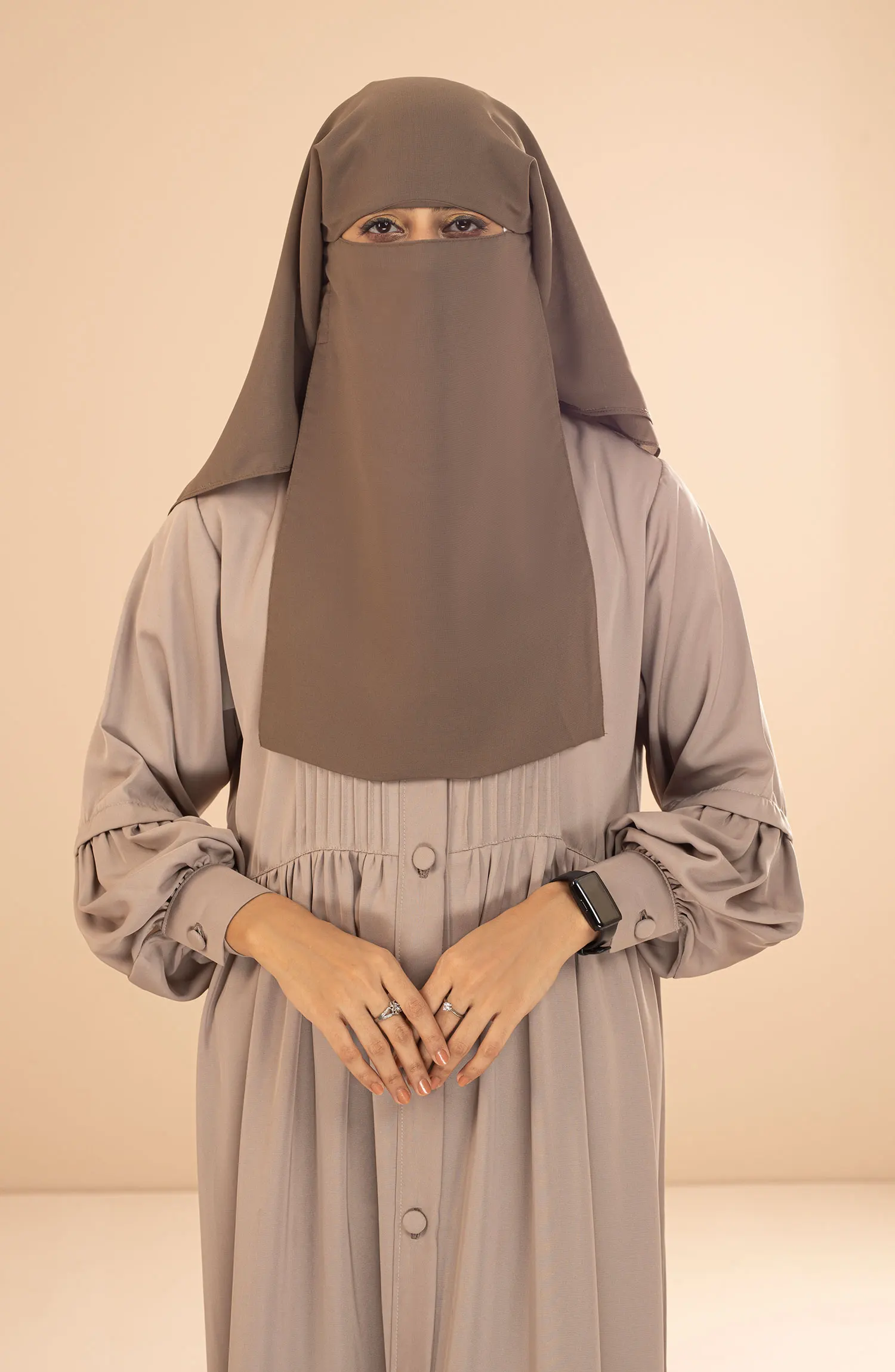 Black Camels Qamasha Hijab Collection - QH - 07