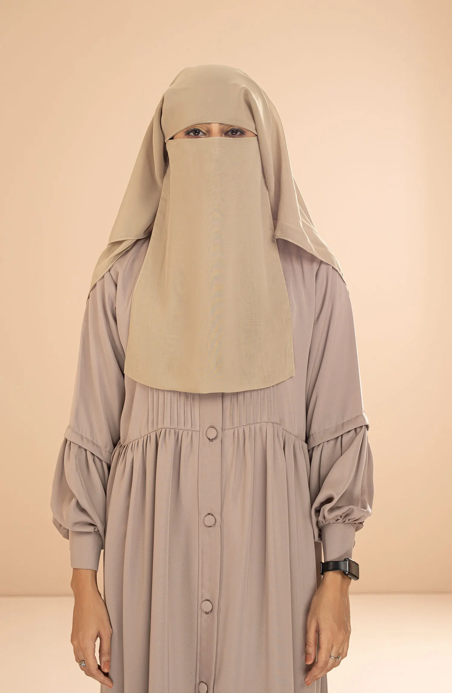 Black Camels Qamasha Hijab Collection - QH - 08