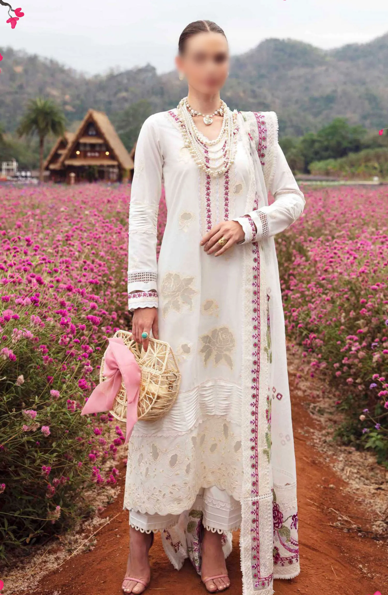 Formal Unstitched Luxury Lawn Collection 2024 - SL-12-24 Lyra