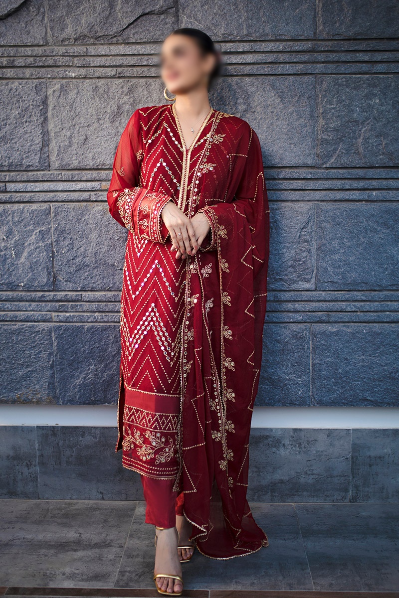 Merakish Unstitched Luxury Formal Collection 2023 - Sola-Singhar