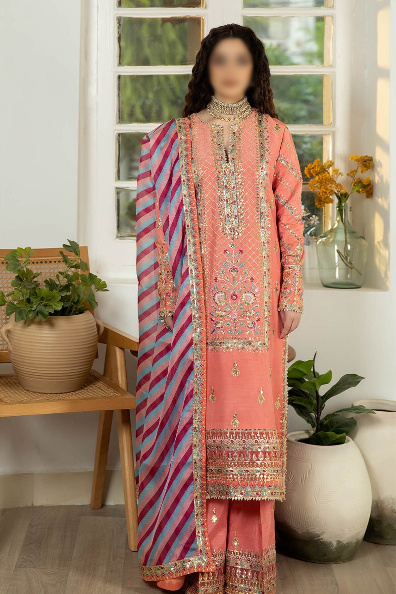 Jahanara Serene Raw Silk Collection 2023 - SRS-01 Mahjabeen