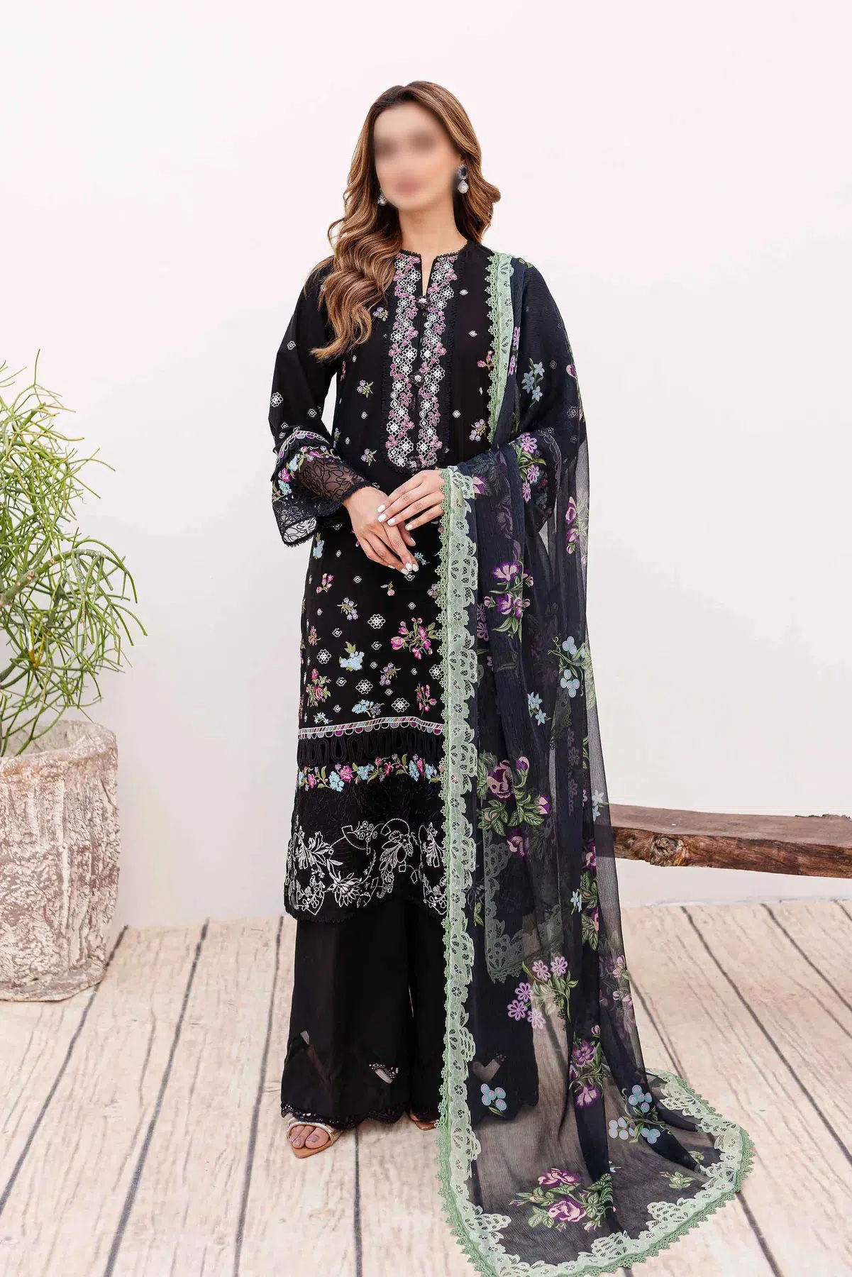 Sable Shiree Unstitched Collection 2024 - SSC-04-24 Aster