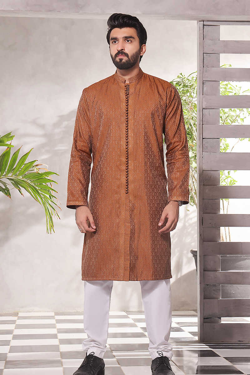 TGM Fancy Kurta Pyjama Collection 2023 - Walnut Elegance